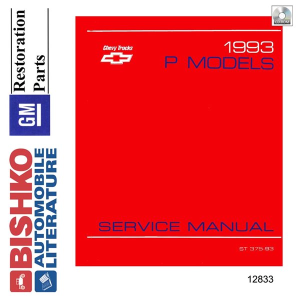 1993 Chevrolet Truck P-Chassis, Motorhome Factory Shop Service Manual