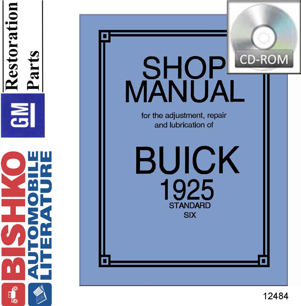 1925 BUICK STANDARD SIX Body, Chassis & Electrical Service Manual main image