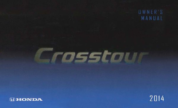 2014 Honda Crosstour Owner's Manual