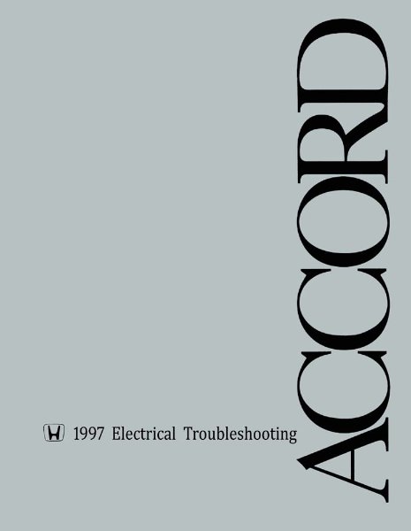 1997 Honda Accord Factory Shop Service Manual