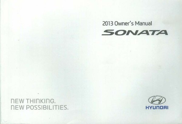 2013 Hyundai Sonata Owner's Manual