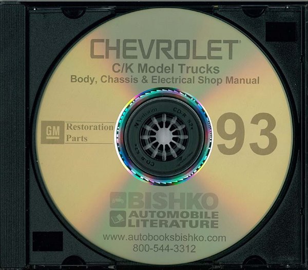 1993 Chevrolet Truck C10, C20, C30, K10, K20, K30 Factory Shop Service Manual