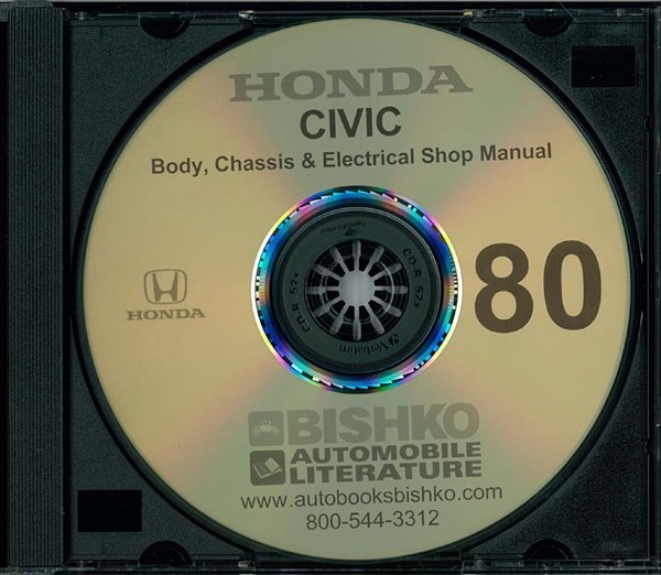 1980 HONDA CIVIC Body, Chassis & Electrical Service Manual main image