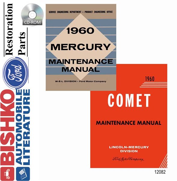 1960 Mercury Mercury Comet Shop Service Repair Manual PDF