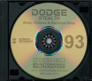 1993 Dodge Stealth Factory Shop Service Manual