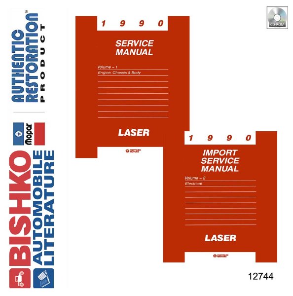 1990 Plymouth Laser Factory Shop Service Manual
