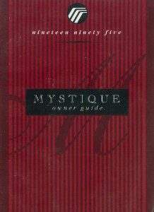 1995 Mercury Mystique Owner's Manual