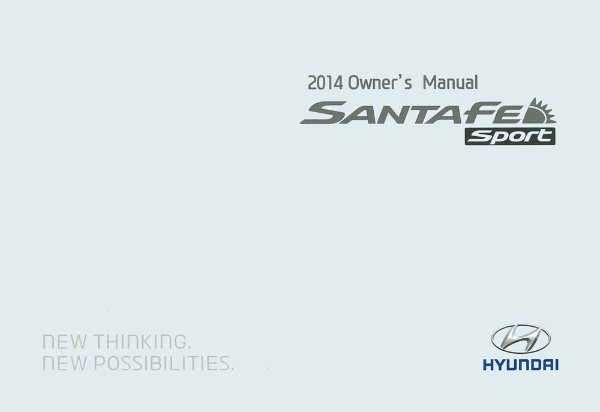 2014 Hyundai Santa Fe Sport Owner's Manual