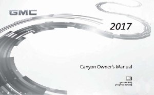 2017 GMC CANYON Owner's Manual