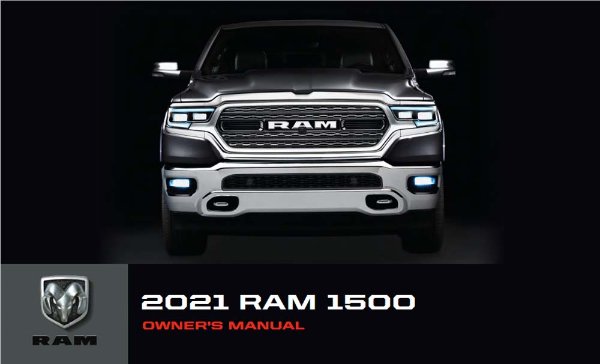 2021 Dodge Ram 1500 Truck Owner's Manual