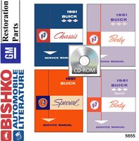 1961 BUICK Full Line Body, Chassis & Electrical Service Manual sample image