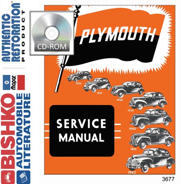 1936–1942 Plymouth All Models Factory Shop Service Manual