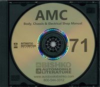 1971 AMC Full Line Body, Chassis & Electrical Service Manual sample image