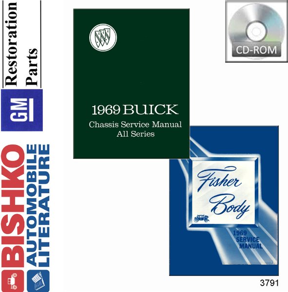 1969 Buick ALL MODELS FISHER BODY Factory Shop Service Manual