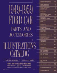 1949–1959 Ford All Models Parts Book