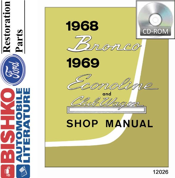 1968 1969 Ford Econoline Bronco Shop Service Repair Manual PDF