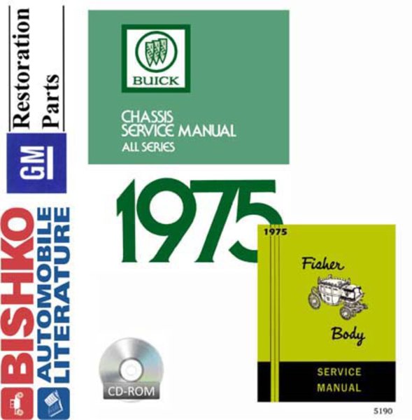 1975 Buick ALL MODELS FISHER BODY Factory Shop Service Manual