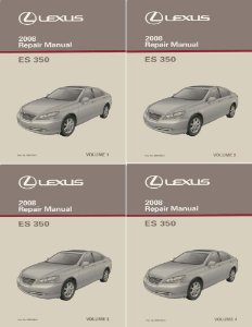2008 Lexus ES 350 Factory Shop Service Manual