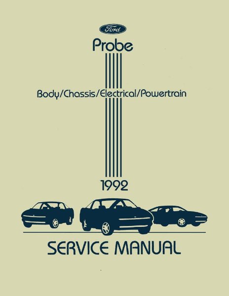 1992 Ford Probe Factory Shop Service Manual