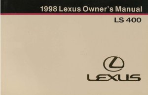 1998 Lexus LS 400 Owner's Manual