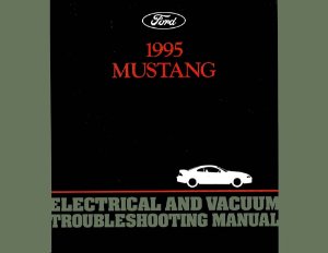 1995 Ford Mustang Wiring Diagrams Manual
