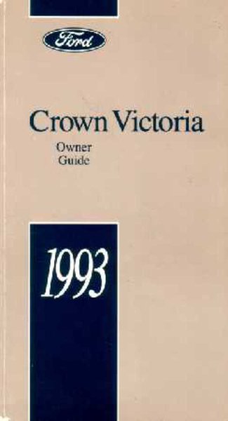 1993 Ford Crown Victoria Owner's Manual