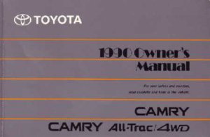 1990 Toyota Camry Owner's Manual
