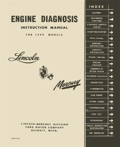 1949 Lincoln Engine Factory Shop Service Manual