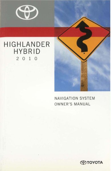 2010 Toyota Highlander Hybrid Owner's Manual