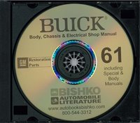 1961 BUICK Full Line Body, Chassis & Electrical Service Manual sample image