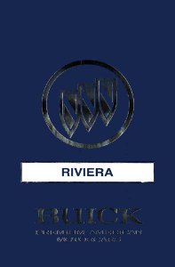 1990 Buick Riviera Owner's Manual
