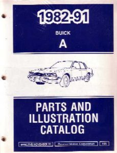 1982–1991 Buick Century Parts Book