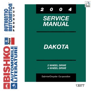 2004 Dodge Truck Dakota Factory Shop Service Manual