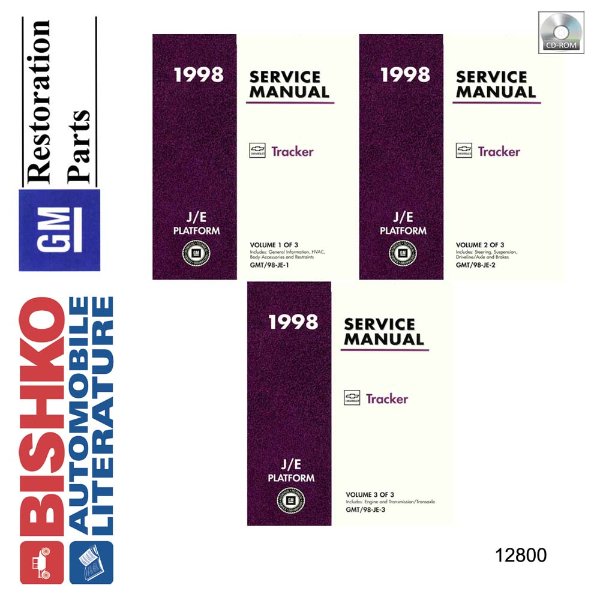 1998 Chevrolet Truck Tracker Factory Shop Service Manual