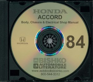 1984 Honda Accord Factory Shop Service Manual