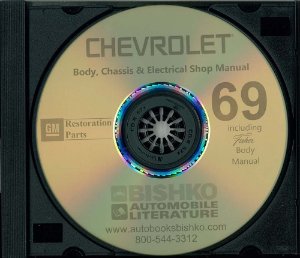 1969 Chevrolet All Models Fisher Body Factory Shop Service Manual