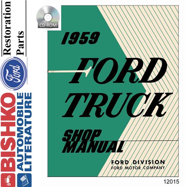 1959 Ford Truck Shop Service Repair Manual PDF