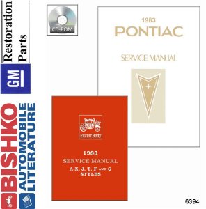 1983 Pontiac Firebird Factory Shop Service Manual