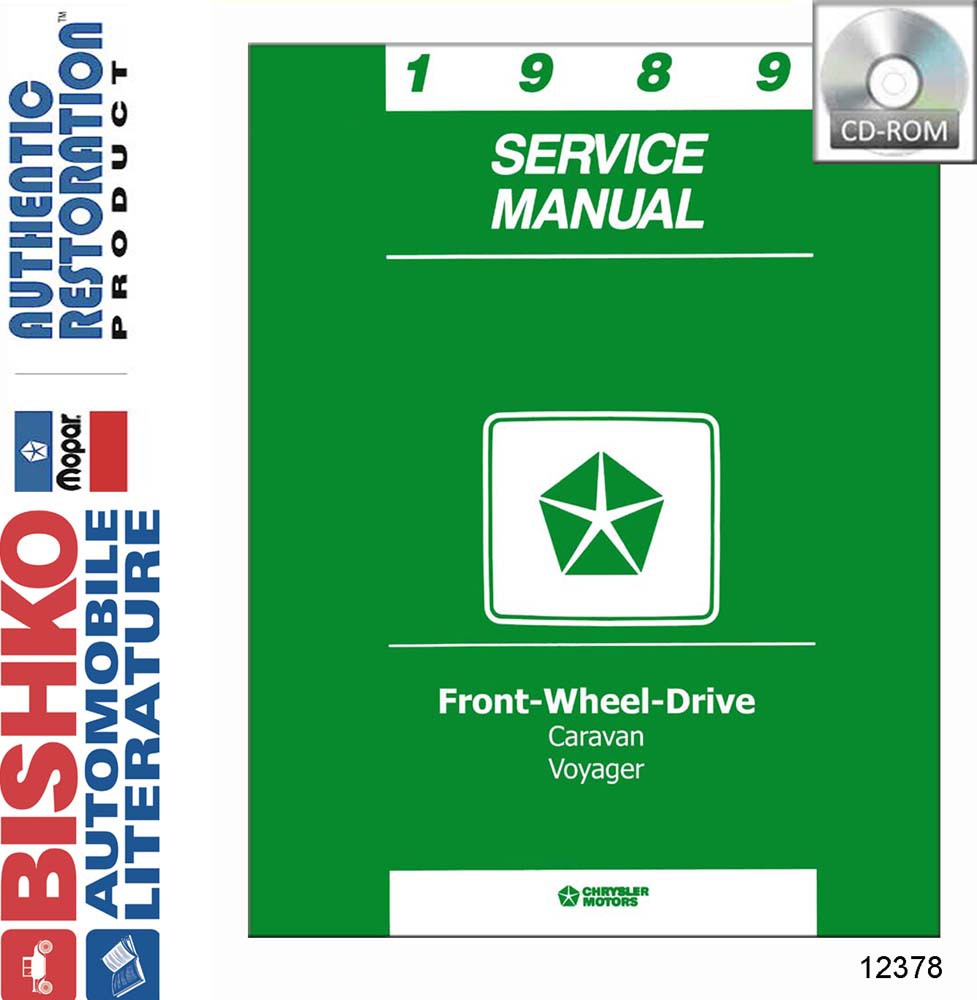 1989 Dodge Truck Caravan, Voyager Factory Shop Service Manual