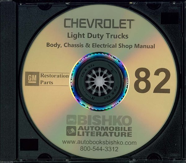 1982 Chevrolet C10, C20, C30, K10, K20, K30 Light Duty, G, P Series Truck