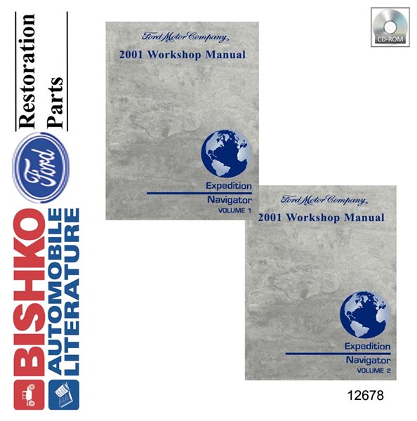 2001 Ford Truck Expedition, Navigator Factory Shop Service Manual