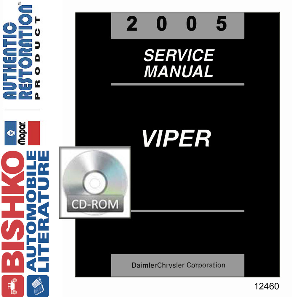 2005 Dodge Viper Factory Shop Service Manual
