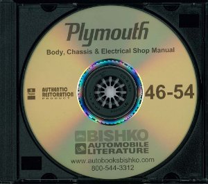 1946–1954 Plymouth All Models Factory Shop Service Manual