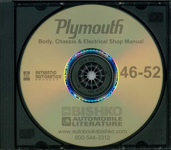 1946–1952 Plymouth All Models Factory Shop Service Manual