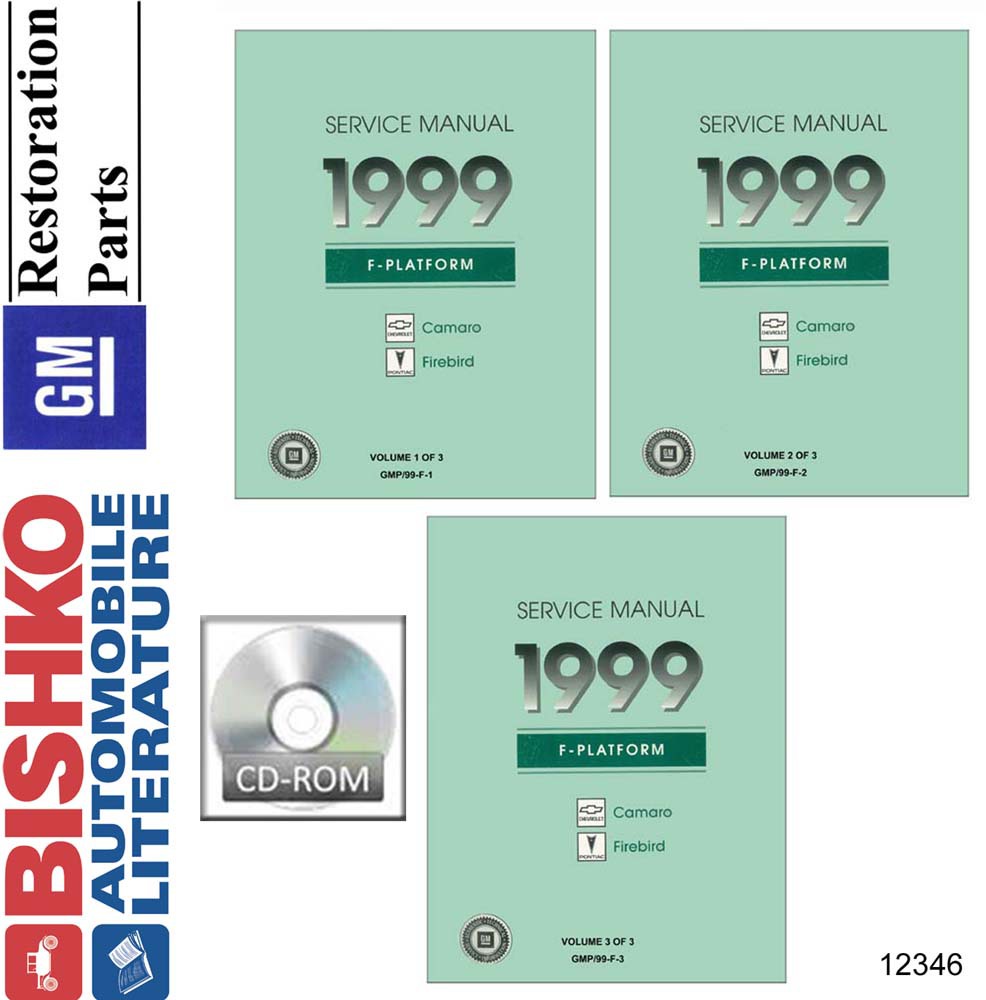 1999 Chevrolet Camaro, Firebird Factory Shop Service Manual
