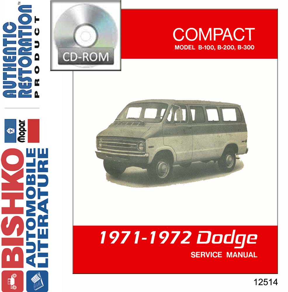 1971–1972 Dodge Truck Compact Van Model B-100, B-200