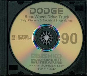 1990 Dodge Ram Truck Factory Shop Service Manual