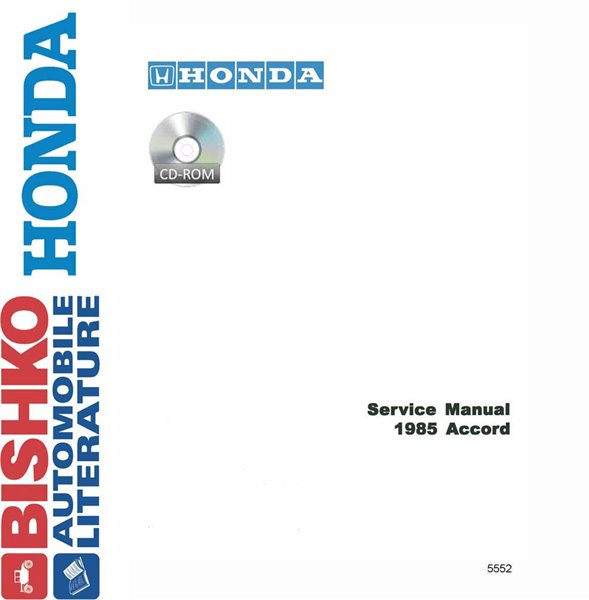 1985 Honda Accord Factory Shop Service Manual