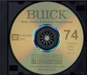 1974 Buick ALL MODELS FISHER BODY Factory Shop Service Manual