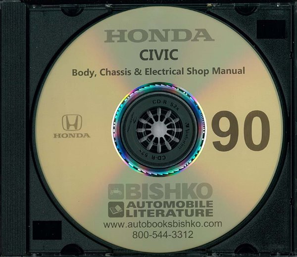 1990 Honda Civic Factory Shop Service Manual